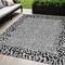 Homeroots 5' X 8' Gray Animal Print Washable Indoor Outdoor Area Rug 607651 - alternate 1