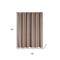 Homeroots Luxurious Mocha Waffle Weave Shower Curtain 399722 - alternate 3