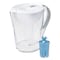 Brita Pacifica Pitcher with Longlast+ Filter, 10 Cups, White/Clear 36515 - alternate 1