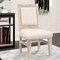 Homeroots 20" Beige And White Side Chair 552143 - alternate 4