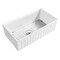 Kingston Brass 33-Inch Ceramic Apron-Front Single Bowl Farmhouse Kitchen Sink with Bottom Grid and Strainer GPKF331810 - alternate 1
