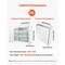 Vevor Lighted Medicine Cabinet with HD Mirror 24 x 30 in Recessed or Wall Mount CSD-305 - alternate 8