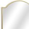 Homeroots 32" Gold Metal Beaded Arch Accent Mirror 632350 - alternate 5