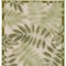 Homeroots 6' Ivory And Green Palm Leaf Indoor Outdoor Runner Rug 548031 - alternate 6