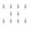 Bulbrite 20W 12V Dimmable Clear T3 Halogen Mini Light Bulbs, Bi-Pin GY6.35 Base, 2900K, 10PK 860783 - alternate 1