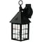 Homeroots Matte Black House Shaped Wall Light 398621 - alternate 1