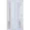 Vdomdoors Front Exterior Prehung FiberGlass Door Frosted Glass / Manux 8088 White Silk / Sidelight Exterior W MANUX8088EXD-WS-W36+12 x H80-LH - alternate 3
