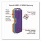 Lexar Twist Turn2 USB 2.0 Flash Drive, 32 GB, Orange/Purple/Teal, 3PK LJDTT2-32GABNA3 - alternate 3