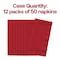 Smarty Had A Party Durable Classic Red Paper Dinner Napkins, 600PK 671031B-CASE - alternate 5