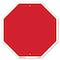 Signmission Blank Sign Red Background, 10 Inch X 10 Inch, Aluminum Metal Signs OC-A-10-28 - alternate 1