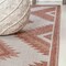 Jonathan Y Lior Geometric Moroccan Diamond Salmon/Cream 2 ft. x 8 ft. Indoor/Outdoor Runner Rug TSN202B-28 - alternate 5