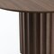 Homeroots 52" Brown Wood Pedestal Base Round Top Dining Table 720944 - alternate 3