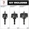 Milwaukee Tool 3pc. Thin Wall Hole Saw Set 49-22-4800 - alternate 8