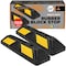 Xpose Safety Parking Block, Rubber, 2 in Height, 22 in Length, Yellow/Black, Full Pallet (100 PK) PBSY-2-100-X - alternate 1