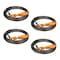 Mytee Products 4 Pk Wire Rope Steel Core Winch Cable 3/8inx100ft Self-Locking Swivel Hook 14400 lbs BS, 4PK WW38-100x4 - alternate 1