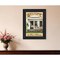 Homeroots Welcome to Our Home 1 Black Framed Print Wall Art 404955 - alternate 3