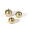 Homeroots Set of Three Gold Metal Decorative Lidded Canisters, 3PK 574102 - alternate 1