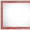 Homeroots 12" x 12" Red Solid Wood Tabletop Picture Frame 386499 - alternate 4
