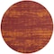 Homeroots 6' Red And Orange Round Abstract Indoor Outdoor Area Rug 545981 - alternate 7