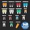 Neiko Car Fuses Assortment Set, 140pc, Fast Acting, Auto Fuses Kit, Standard and Mini Sizes 50502A - alternate 4