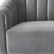 Homeroots 85" Gray Velvet Manufactured Wood Sofa 543936 - alternate 4
