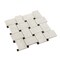 Apollo Tile 11x11 Bianco Carrara, Eastern Black Marble Polished Floor and Wall Mosaic Tile 4.2 sqft/case, 5PK APLKB88B07A - alternate 5