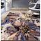 World Rug Gallery Modern Bright Flowers Non-Slip Area Rug 9 ft x 12 ft Cream 503CREAM9X12 - alternate 2