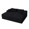 Homeroots 79" Black Corduroy Sleeper Sofa 719547 - alternate 1