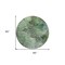 Homeroots 8' Green And Brown Round Abstract Washable Indoor Outdoor Area Rug 577621 - alternate 5