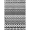Homeroots 8' X 10' Black Gray And Ivory Quatrefoil Washable Indoor Outdoor Area Rug 583201 - alternate 6