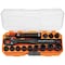 Klein Tools KNECT 3/8-Inch Drive Impact-Rated Pass Through Socket Set, 15-Piece 65400 - alternate 1