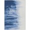 Homeroots 5' X 8' Navy Blue And Ivory Abstract Washable Indoor Outdoor Area Rug 601225 - alternate 6