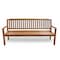 Homeroots 72in Teak Solid Wood Garden Bench 476411 - alternate 4