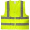 Neiko High-Visibility Safety Vest with Reflective Strips, Neon Yellow, Medium for Safety 53956A - alternate 1