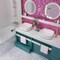 Apollo Tile Fuchsia Pink 11.3 in x 11.3 in Glass Glossy Floor and Wall Mosaic Tile 4.43 sqft/case, 5PK APLJP88309A - alternate 4