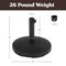Pure Garden 26lbs Outdoor Umbrella Base, Black 50-LG1357 - alternate 13
