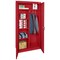 Sandusky Lee Combo Storage Cabinet, 72 in H, 36 in W, 18 in D, Swing, Keyed, Red, 4 Shelves CAC1361872-01 - alternate 6