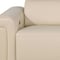 Homeroots 86in Cream and Black Italian Leather Power Reclining Loveseat With Storage 720524 - alternate 5