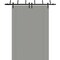 Sartodoors Sliding Closet Barn Bypass Doors 64 x 84 inches, BASIC 0111 Dove Grey, Modern 6.6ft Rails Hardware BASIC0111BBB-MAG-6484 - alternate 1