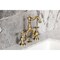 Kingston Brass Bridge Bathroom Faucet with Brass Pop-Up, Antique Brass KS7973AX - alternate 4