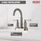 Delta Alux: Two Handle Centerset Bathroom Faucet 25769LF-SP - alternate 3