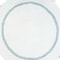 Homeroots 32" Baby Blue And White Cotton Round Geometric Bath Rug 634888 - alternate 4