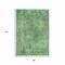 Homeroots 5' X 8' Sage And Mint Green Abstract Washable Indoor Outdoor Area Rug 615507 - alternate 6