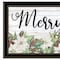 Homeroots Merry and Bright Black Framed Print Wall Art 529709 - alternate 3