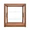 Koolmore 20 In. Artisan Wooden Bakery Square Display case, 2.5 cu ft, Dark wood color 3 Tiers KM-BDW-20D - alternate 4