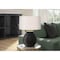 Monarch Specialties Lighting, 25 in.H, Table Lamp, Black Concrete, Ivory / Cream Shade, Contemporary I 9715 - alternate 1