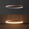 Jonathan Y Brice 15.75" Modern Contemporary Metal Round Dimmable Integrated LED Pendant, Matte Pink JYL7202B - alternate 9
