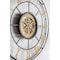 Homeroots 56" Circle Copper Metal and Glass Analog Exposed Gear Wall Clock 485979 - alternate 5