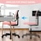 Simple Deluxe Low-Back Mesh Armless Office Chair, Swivel Rolling Computer Chair No Arms with Lumbar Support 3A88FNCHAIRC2077PK01 - alternate 5