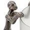 Homeroots 10" Silver And Glass Climbing Man Hurricane Candle Holder 354823 - alternate 7